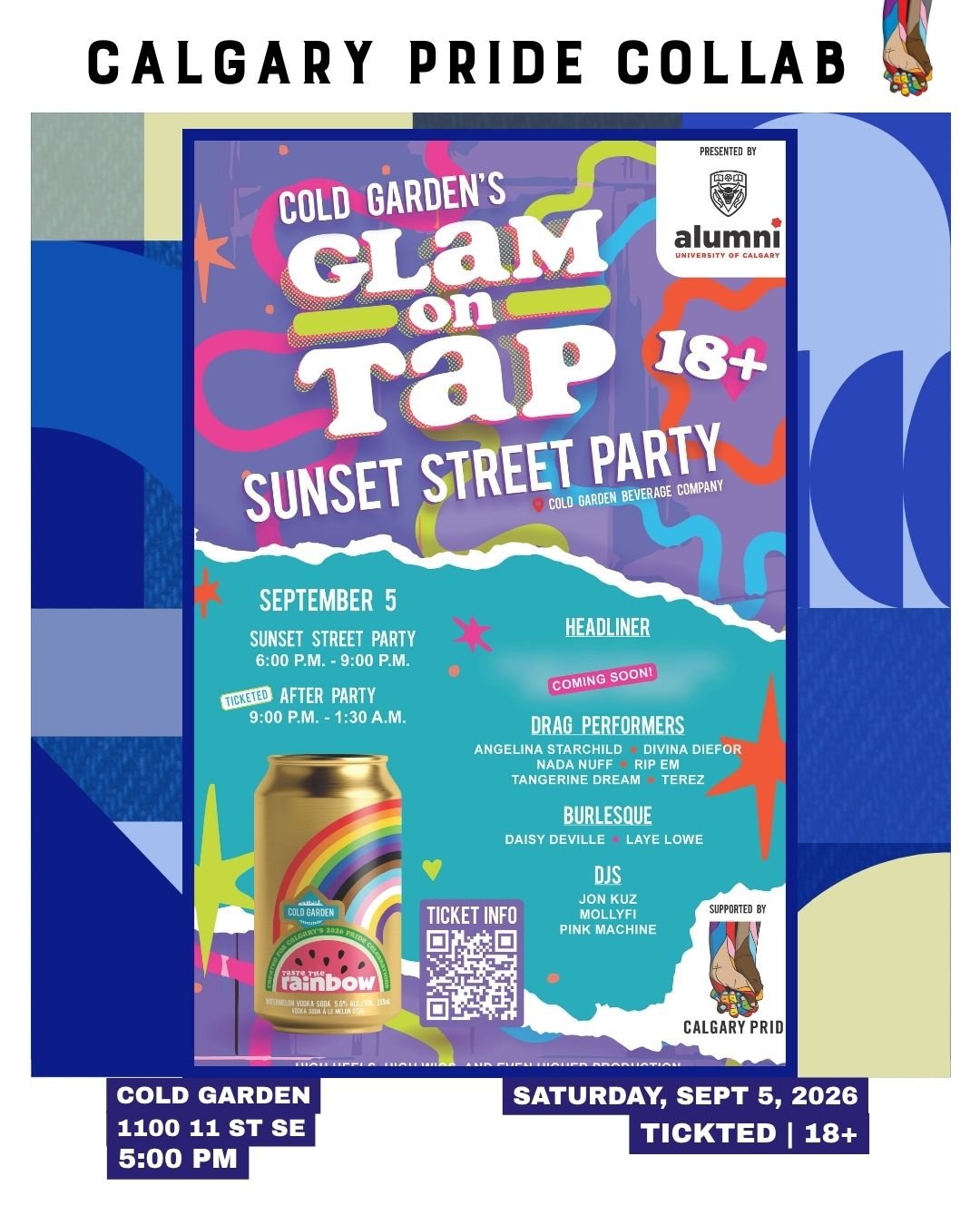 Glam on Tap: Sunset Block Party